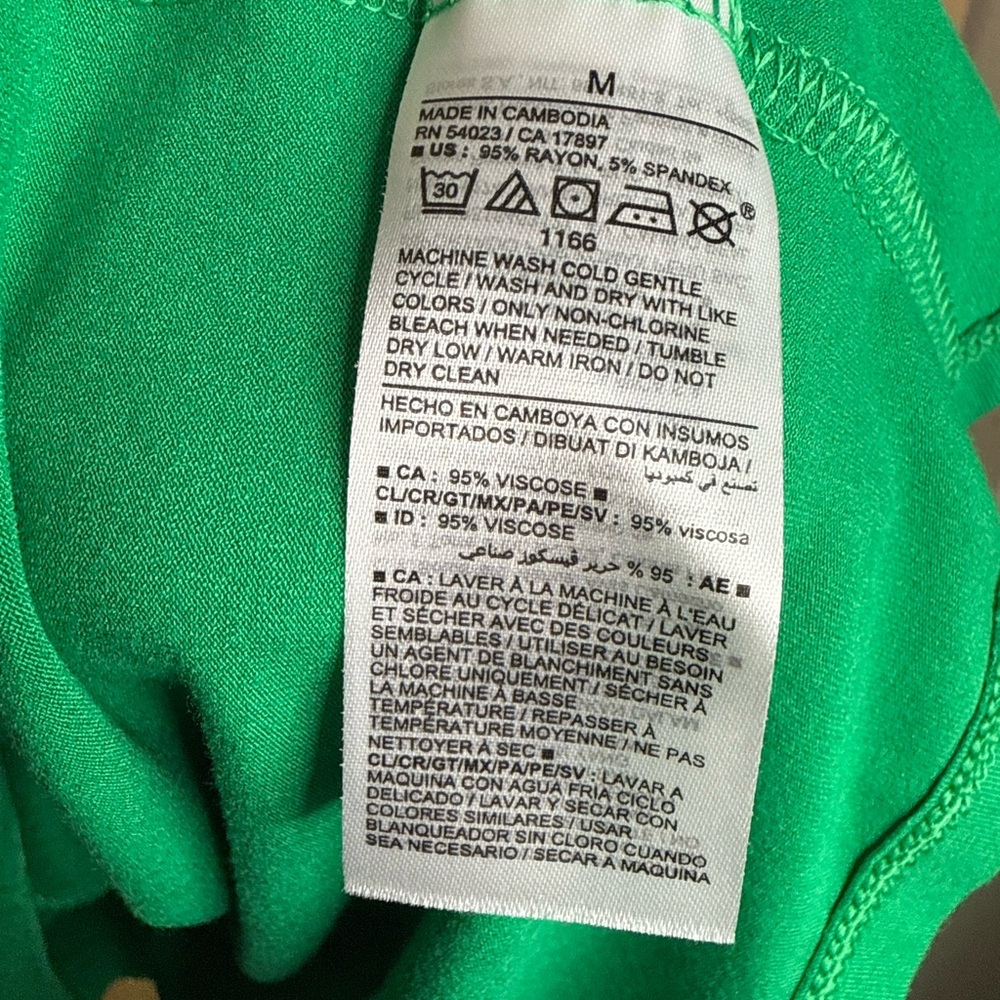 Old Navy Green Fit & Flare Cross-Back Mini Cami Dress - Picture 7 of 7